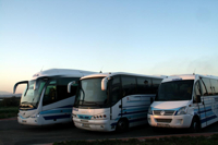 Reisebusse für den Transfer und die Ausflüge in Andalusien