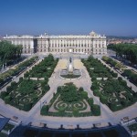 Der Palacio Real Plaza de Oriente in Madrid.