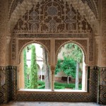 Fenster in Alhambra de Granada