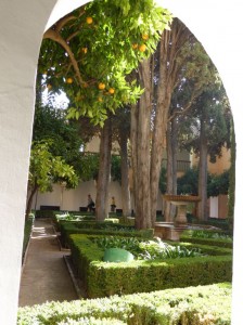 Alhambra de Granada Garten