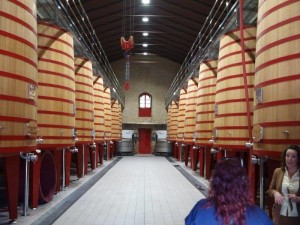 Weinlager der Kellerei Marques de Riscal